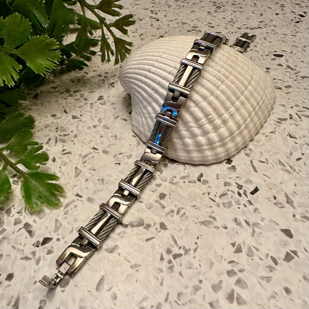 Stainless Steel link bracelet large size